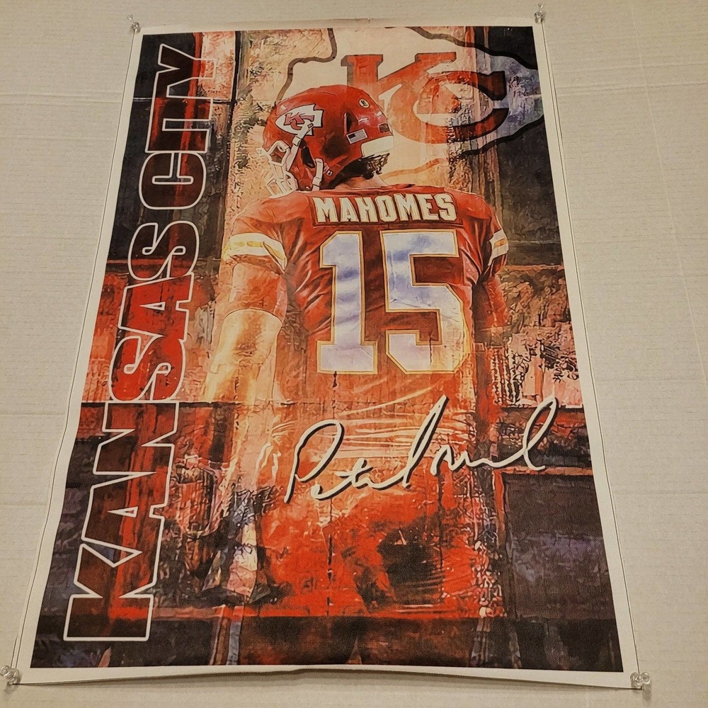 Kansas City Pat Mahomes Canvas Poster